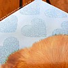 Irish Terrier Rachael Hale Glittery Dog Card Tilly & George (Close Up)